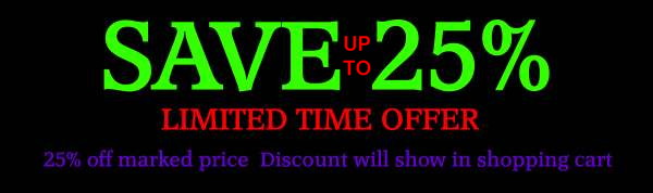 25% DISCOUNT